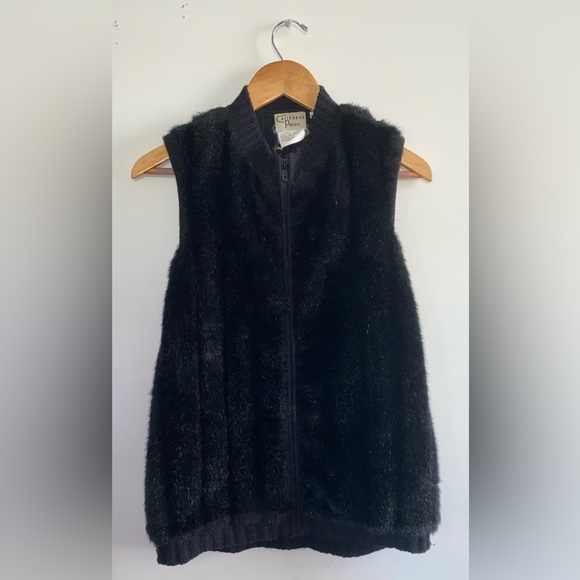 Caribbean Pacific Faux Fur Vest Size Small - Picture 1 of 5